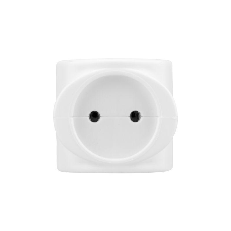 Тройник электрический биметалл 220В 6А бел. REXANT 11-1064