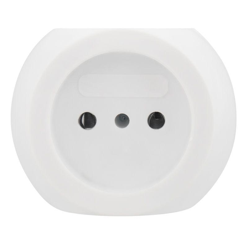 Тройник электрический "Шар" 220В 6А бел. REXANT 11-1063