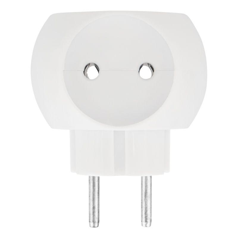 Тройник электрический "Шар" 220В 6А бел. REXANT 11-1063