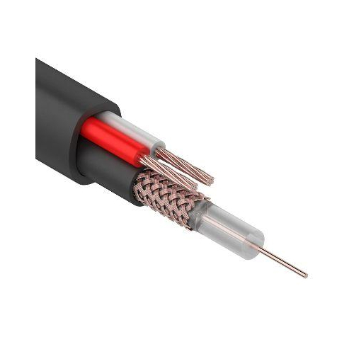 Кабель КВК-П-1.5+2х0.5  наруж.Ч бухта (м) REXANT 01-4013