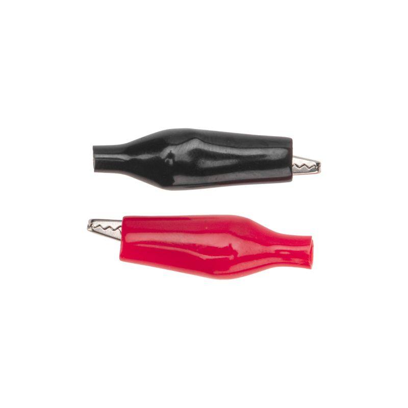 Зажим "крокодил" 5А 40мм в изоляторе (пакет Боб) (уп.2шт) 16-0001-9