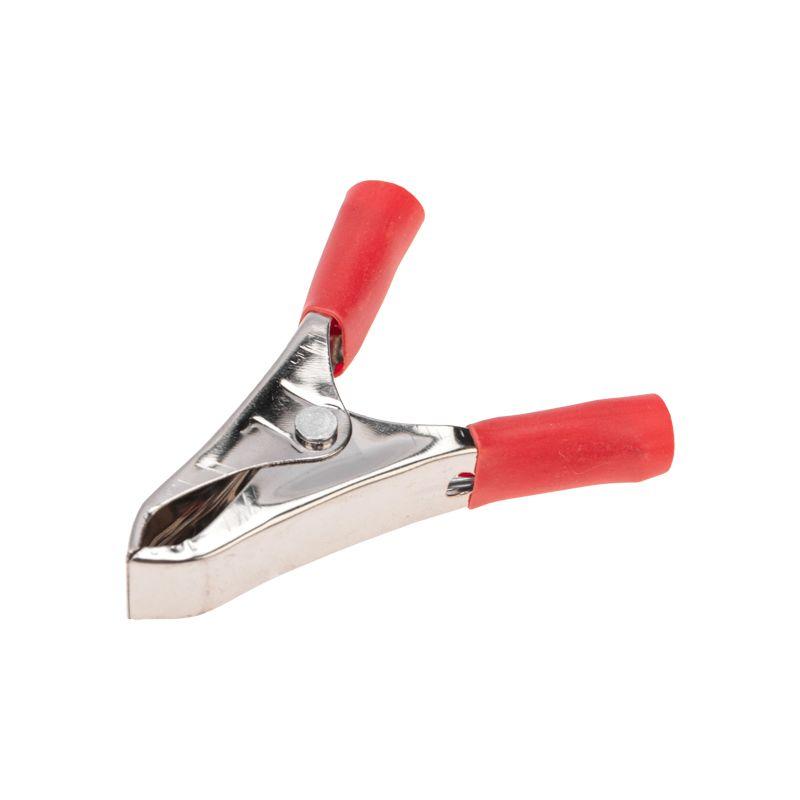 Зажим "крокодил" 10А 50мм (пакет Боб) (уп.2шт) 16-0012-9