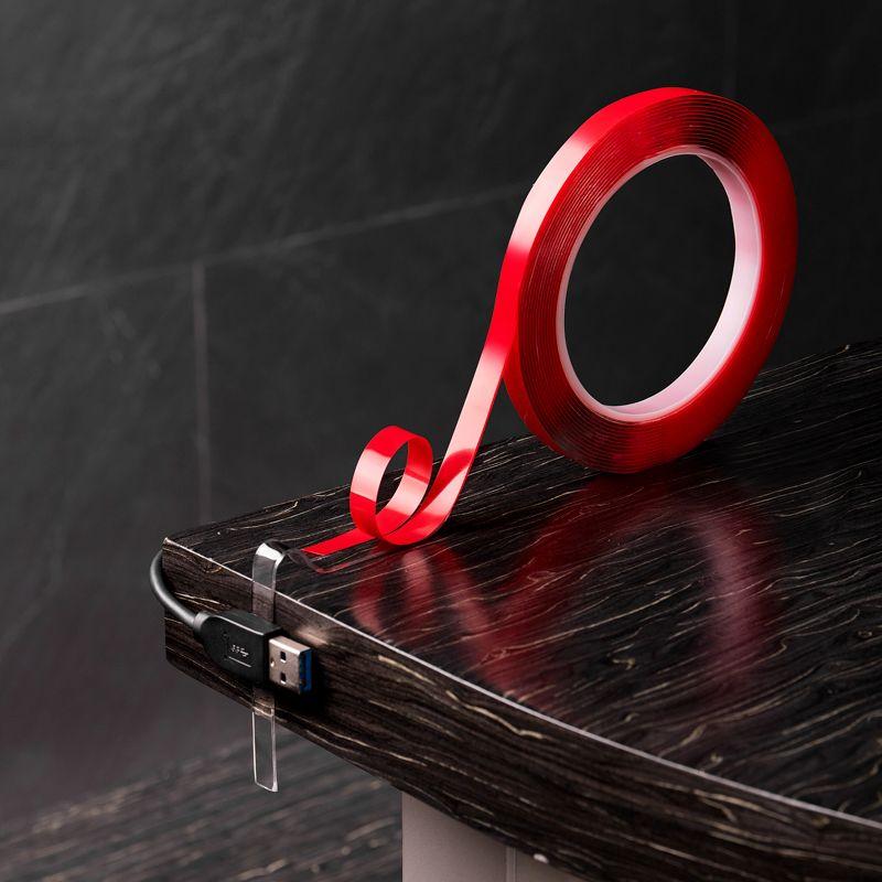 Скотч двустор. 9ммх5м прозр. REXANT 09-6509