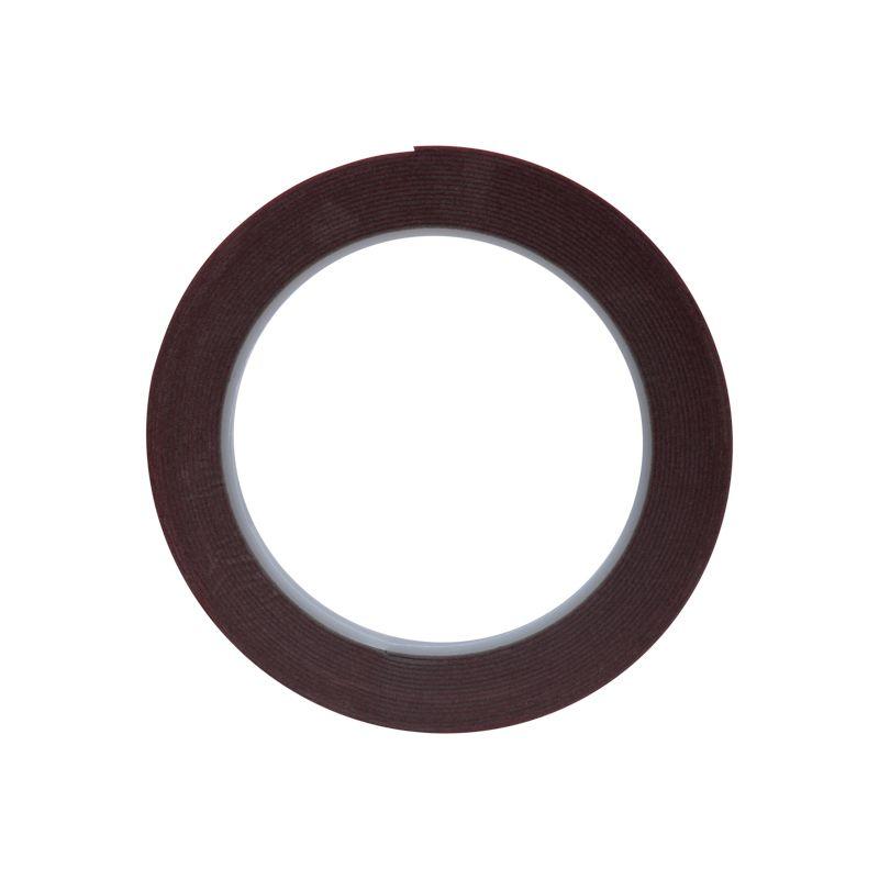 Скотч двустор. 12ммх5м красн. на серой основе REXANT 09-6012