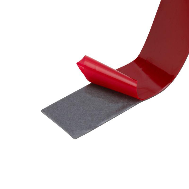 Скотч двустор. 20ммх5м красн. на серой основе REXANT 09-6020