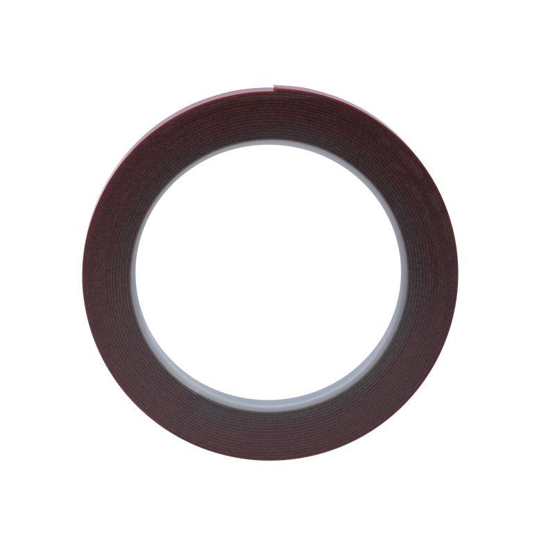 Скотч двустор. 9ммх5м красн. на серой основе REXANT 09-6009