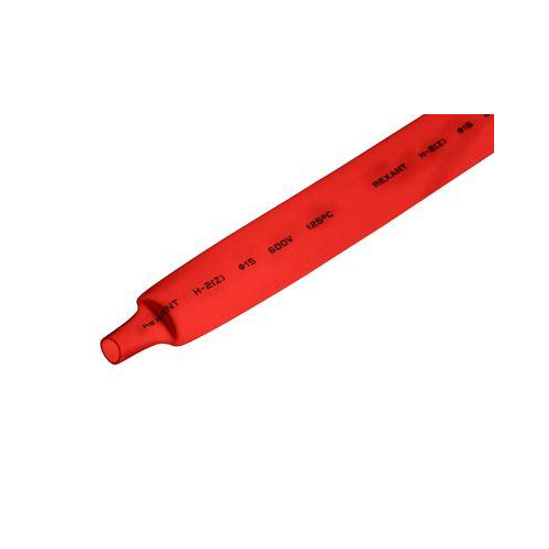 Трубка термоусадочная 15.0/7.5 1м красн. REXANT 21-5004