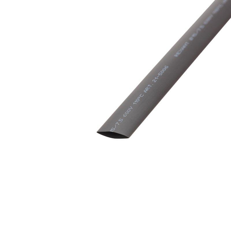 Трубка термоусадочная 15.0/7.5 1м черн. REXANT 21-5006