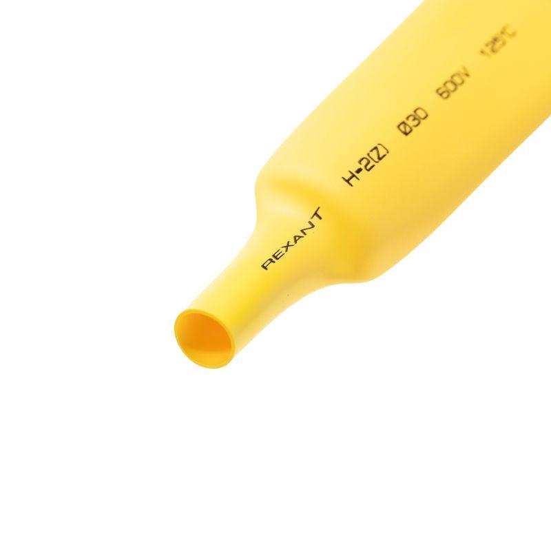 Трубка термоусадочная 30.0/15.0 1м желт. Rexant 23-0002