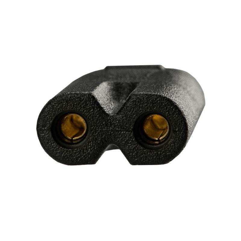 Шнур сетевой 1.5м 2х0.75кв.мм угловая вилка REXANT 11-1104