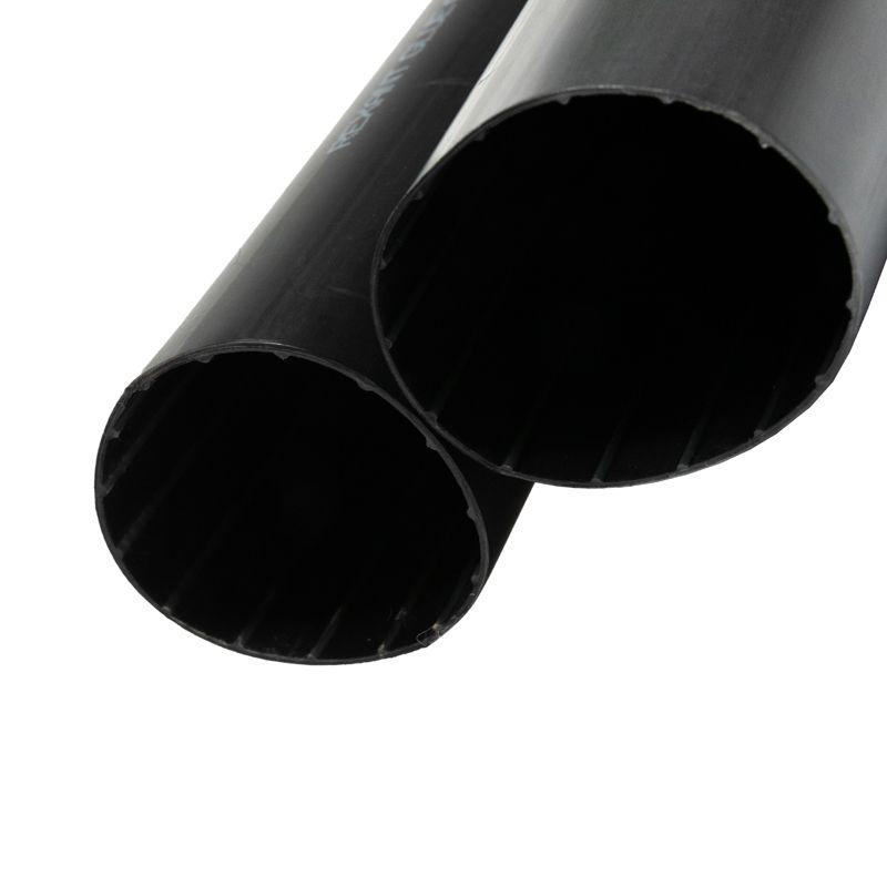 Трубка термоусаживаемая клеевая 51.0/8.5мм (6:1) (уп.2шт) по 1м черн. Rexant 23-0051