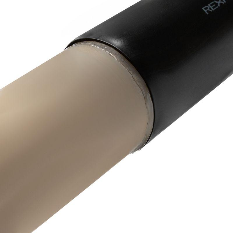 Трубка термоусаживаемая клеевая 51.0/8.5мм (6:1) (уп.2шт) по 1м черн. Rexant 23-0051