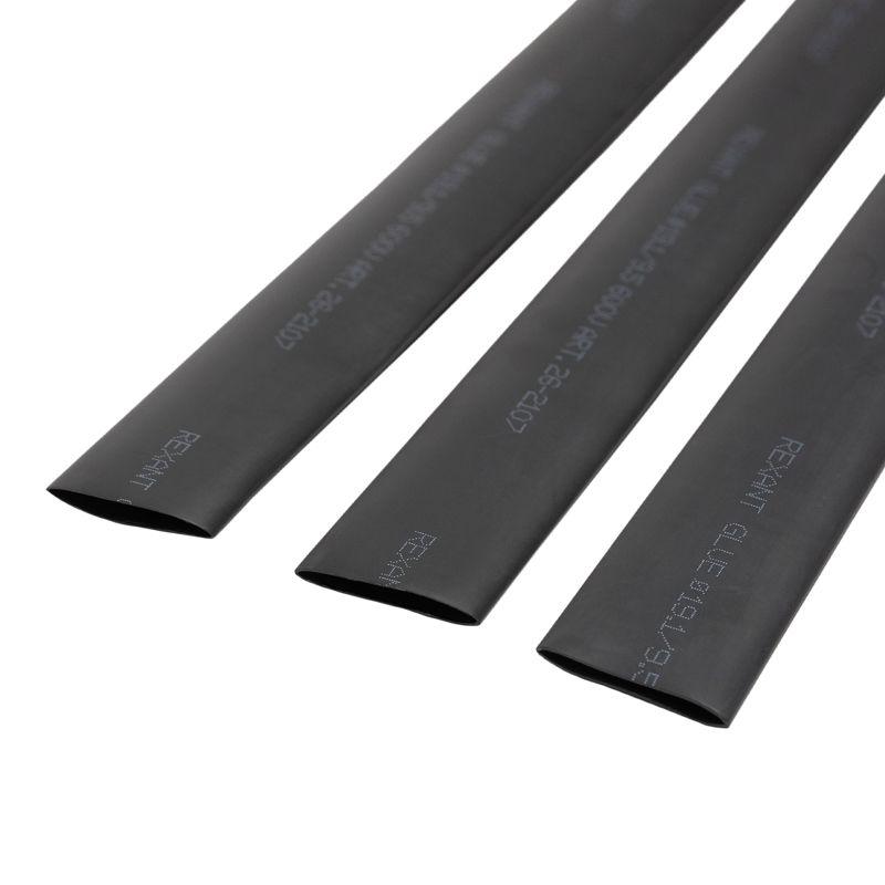 Трубка термоусаживаемая двухстенная клеевая 19.1/9.55мм (уп.10шт) по 1м черн. Rexant 26-2107