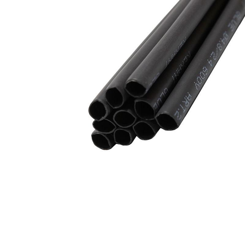 Трубка термоусаживаемая двухстенная клеевая 4.8/2.4мм (уп.10шт) по 1м черн. Rexant 26-2102