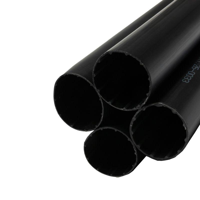 Трубка термоусаживаемая клеевая 33.0/8.0мм (3-4:1). (уп.4шт) по 1м черн. Rexant 26-0033