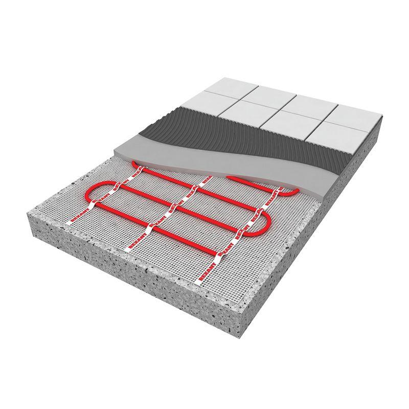 Комплект "Теплый пол" (мат) Extra S 4.0кв.м (0.5х8.0м) 640Вт двужил. Rexant 51-0508
