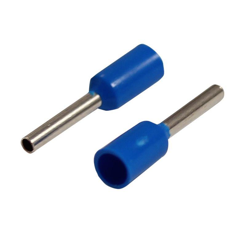 Наконечник штыревой втулочный изол. (НШВИ F-8мм) 0.75кв.мм (Е7508 СЕ007508 grey) син. REXANT 08-0812