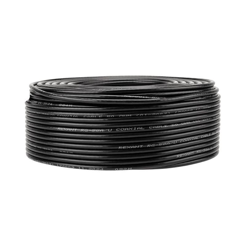 Кабель RG-58 A/U (64%) 50Ом 100м Ч (м) REXANT 01-2003