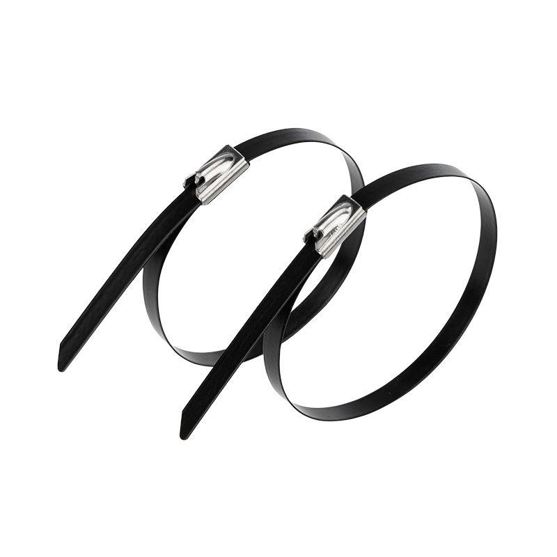 Хомут стальной с полимерным покрытием 200х4.6 (уп.50шт) Rexant 07-0208-5