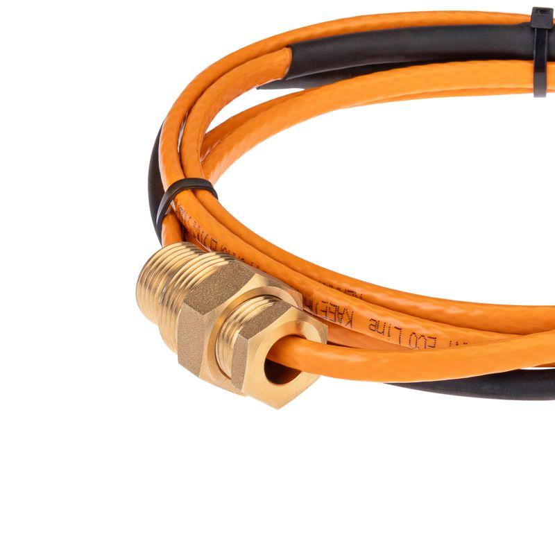 Кабель греющий саморегулирующийся пищевой ECO Line (комплект в трубу) 10HTM2-CT (2м/20Вт) Rexant 51-0601