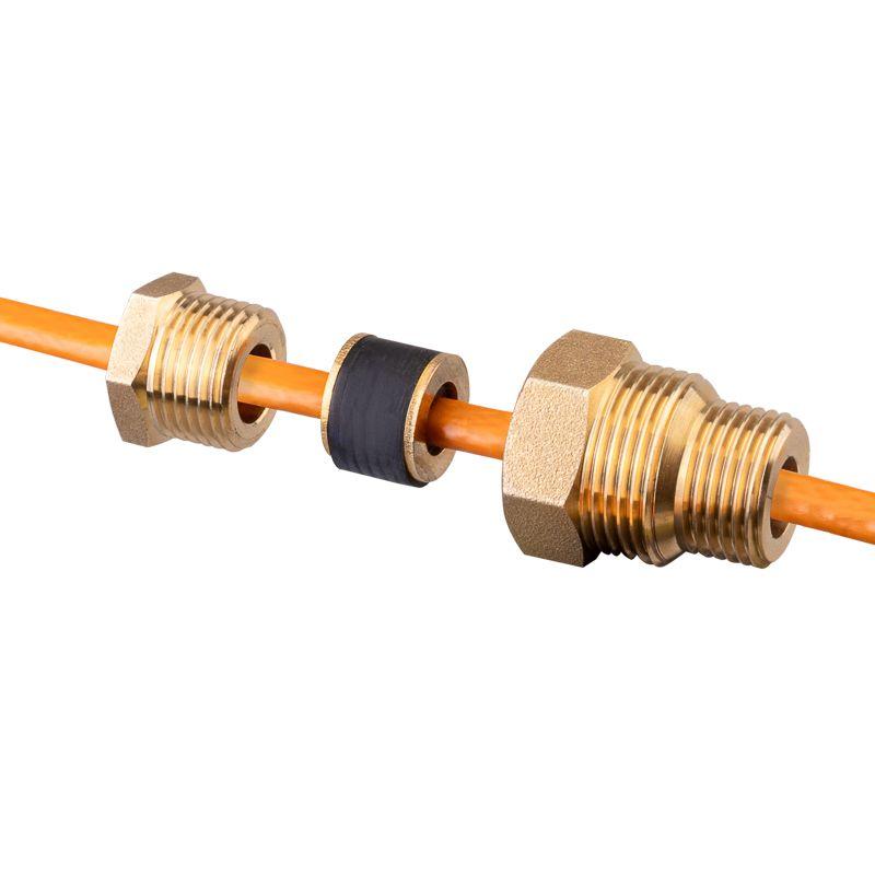 Кабель греющий саморегулирующийся пищевой ECO Line (комплект в трубу) 10HTM2-CT (2м/20Вт) Rexant 51-0601