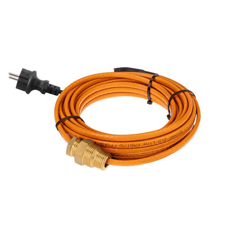 Кабель греющий саморегулирующийся пищевой ECO Line (комплект в трубу) 10HTM2-CT (10м/100Вт) Rexant 51-0605