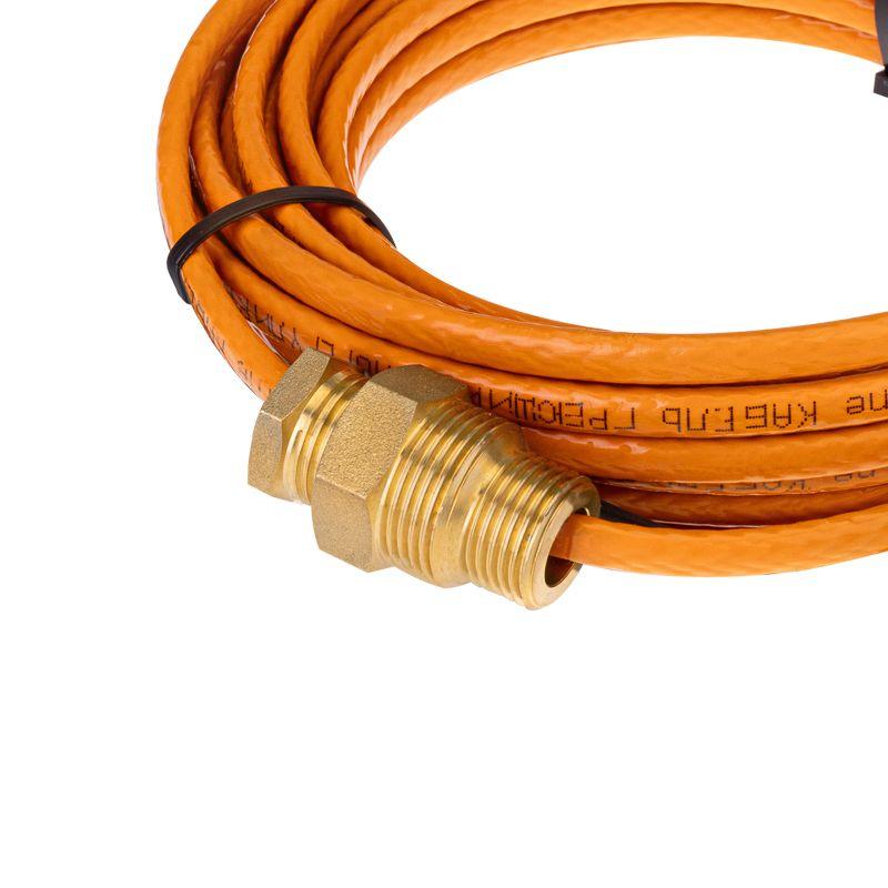 Кабель греющий саморегулирующийся пищевой ECO Line (комплект в трубу) 10HTM2-CT (10м/100Вт) Rexant 51-0605