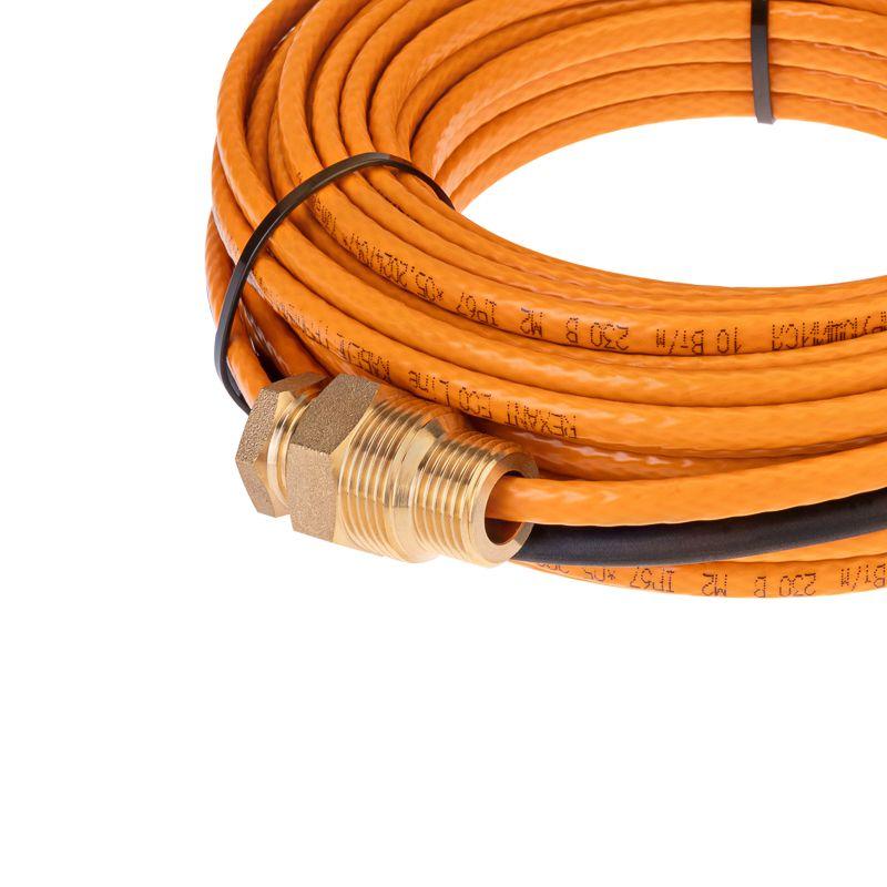 Кабель греющий саморегулирующийся пищевой ECO Line (комплект в трубу) 10HTM2-CT (20м/200Вт) Rexant 51-0607