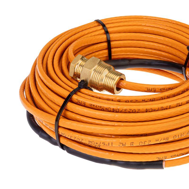 Кабель греющий саморегулирующийся пищевой ECO Line (комплект в трубу) 10HTM2-CT (25м/250Вт) Rexant 51-0608