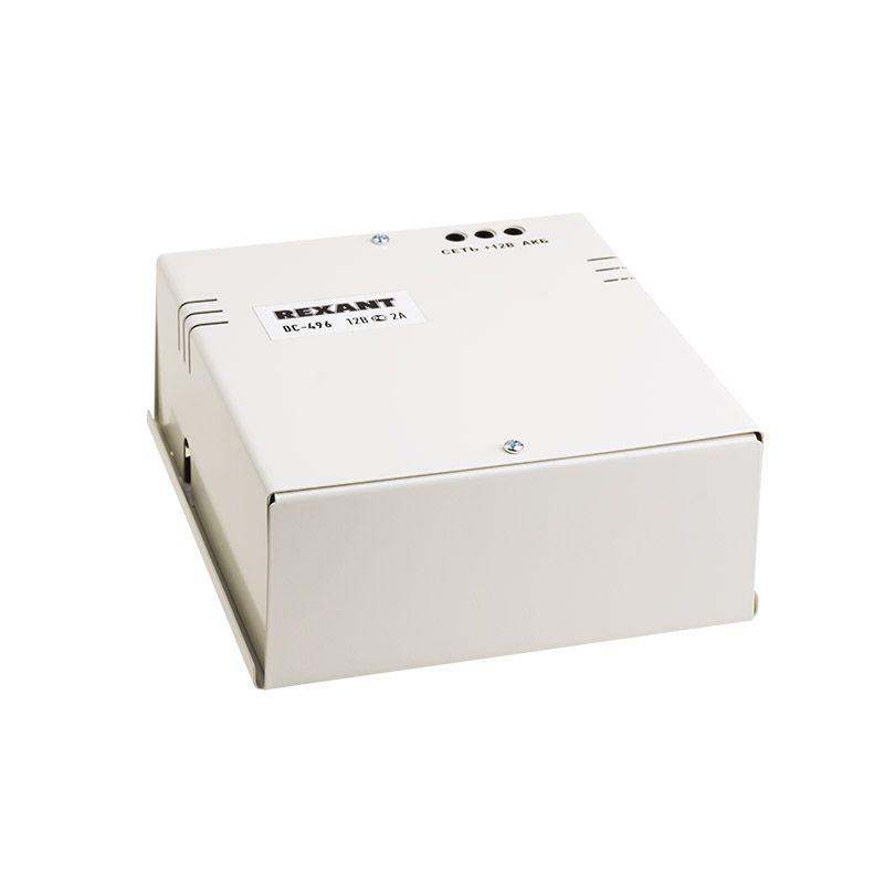 Блок питания резервированный 12В 2А под АКБ 7А.ч DC-496 Rexant 34-0496