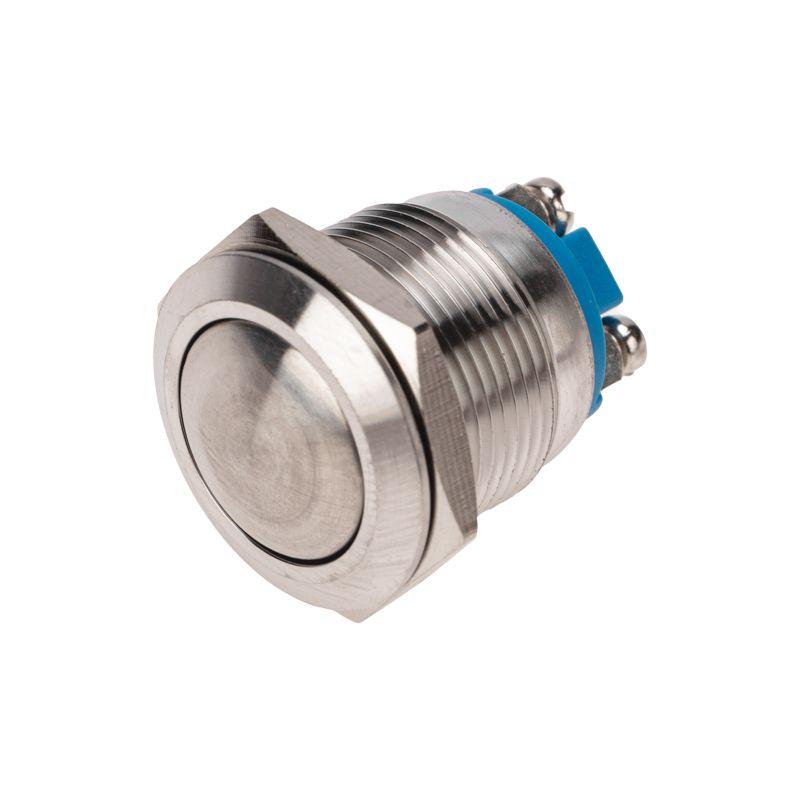 Кнопка антивандальная d19 Б/Фикс (2с винт) (ON)-OFF сфера (PBS-28В A19-A2) Rexant 36-3410