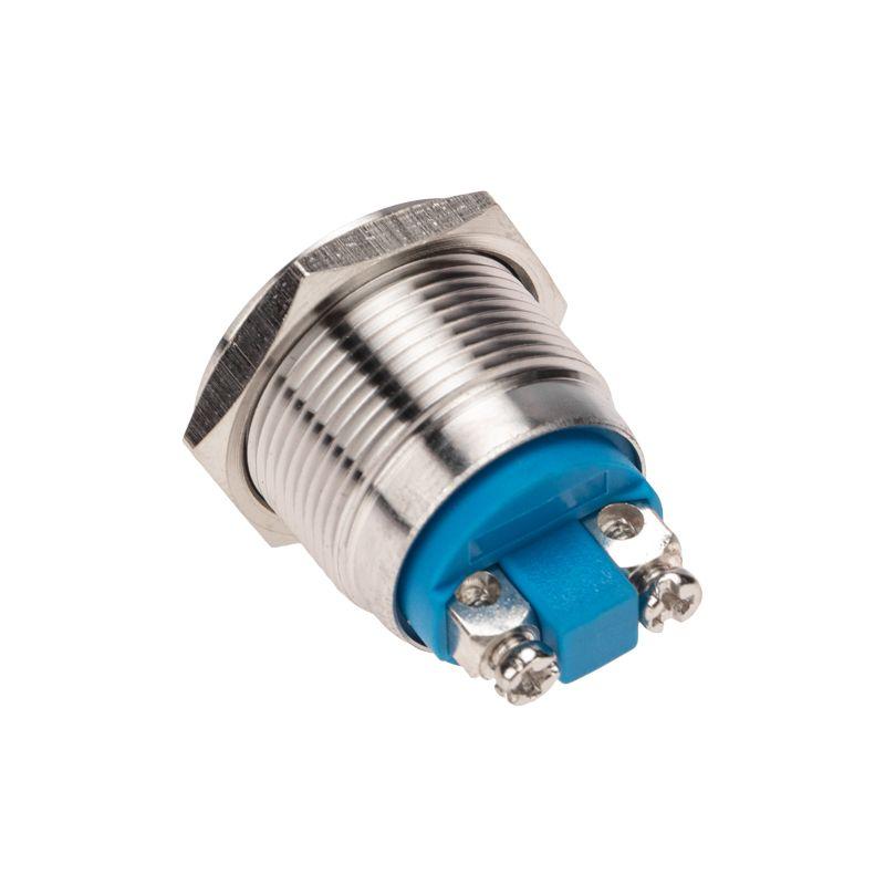 Кнопка антивандальная d19 Б/Фикс (2с винт) (ON)-OFF сфера (PBS-28В A19-A2) Rexant 36-3410