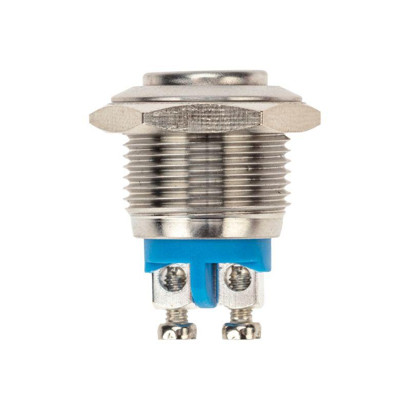 Кнопка антивандальная d16 Б/Фикс (2с винт) (ON)-OFF выпуклая (A16-A3) Rexant 36-3231