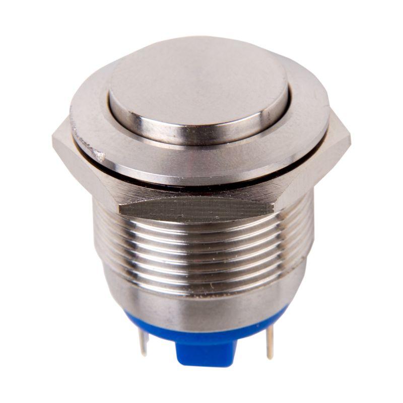 Кнопка антивандальная d19 Б/Фикс (2с) (ON)-OFF выпуклая (PBS-28В-4) Rexant 36-3412