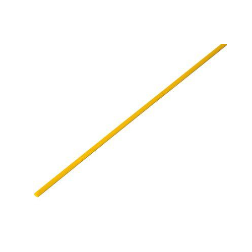 Трубка термоусадочная 1.0/0.5 1м желт. Rexant 20-1002