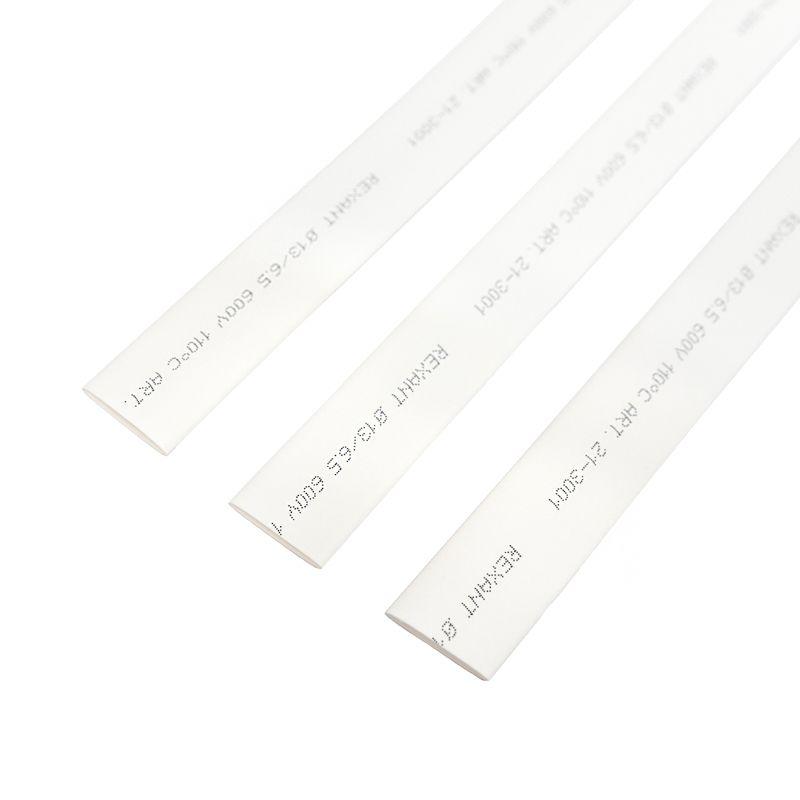 Трубка термоусадочная 13.0/6.5 1м бел. Rexant 21-3001