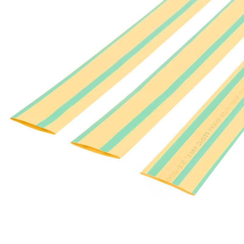 Трубка термоусадочная 35.0/17.5 1м желт./зел. Rexant 23-5008