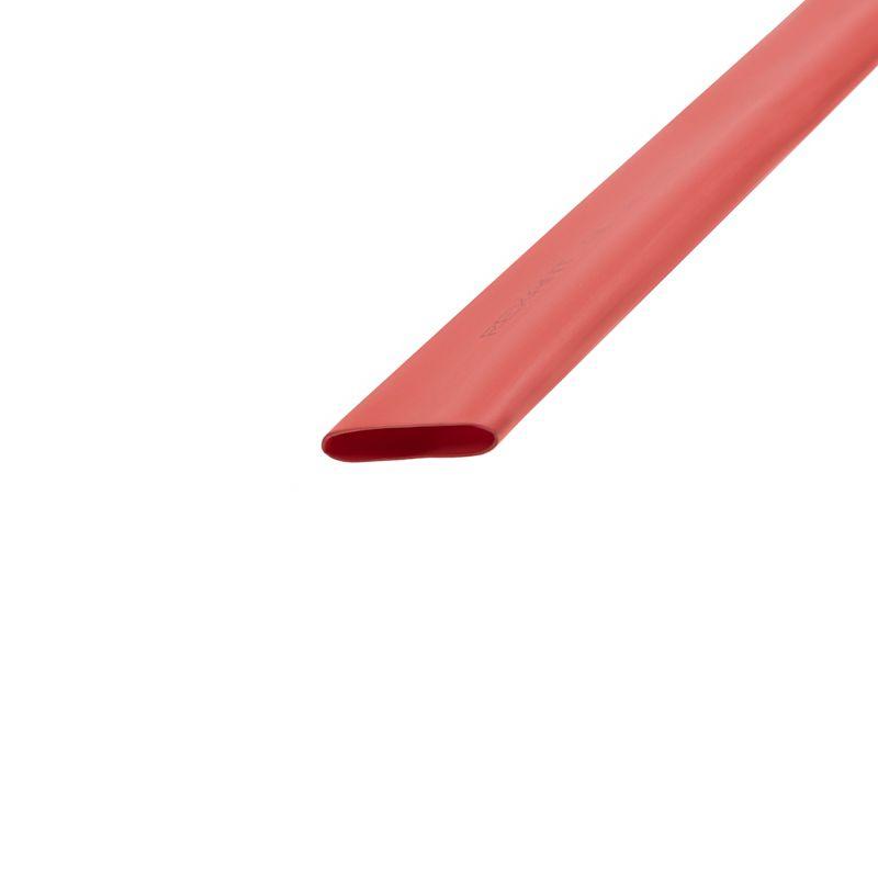Трубка термоусадочная тонкостен. 24/8 с клеем (3:1) 1м красн. Rexant 26-2404