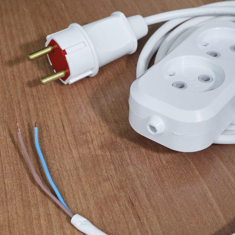 Колодка 2 гнезда без заземления Rexant 11-8701