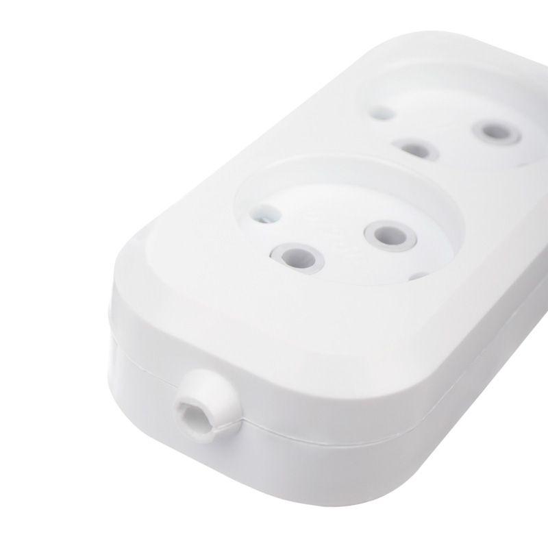 Колодка 2 гнезда без заземления Rexant 11-8701