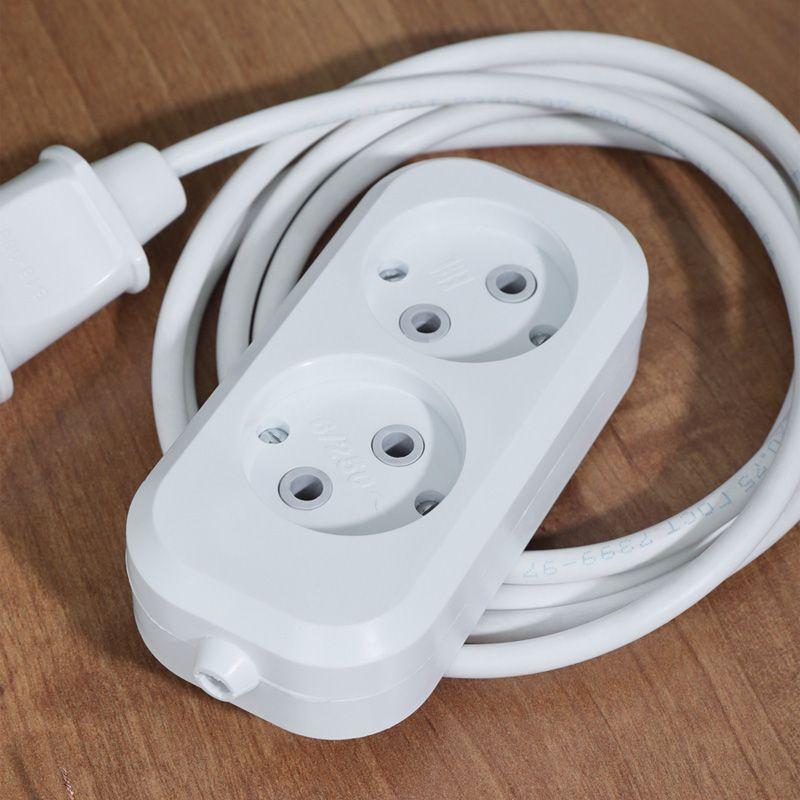 Колодка 2 гнезда без заземления Rexant 11-8701