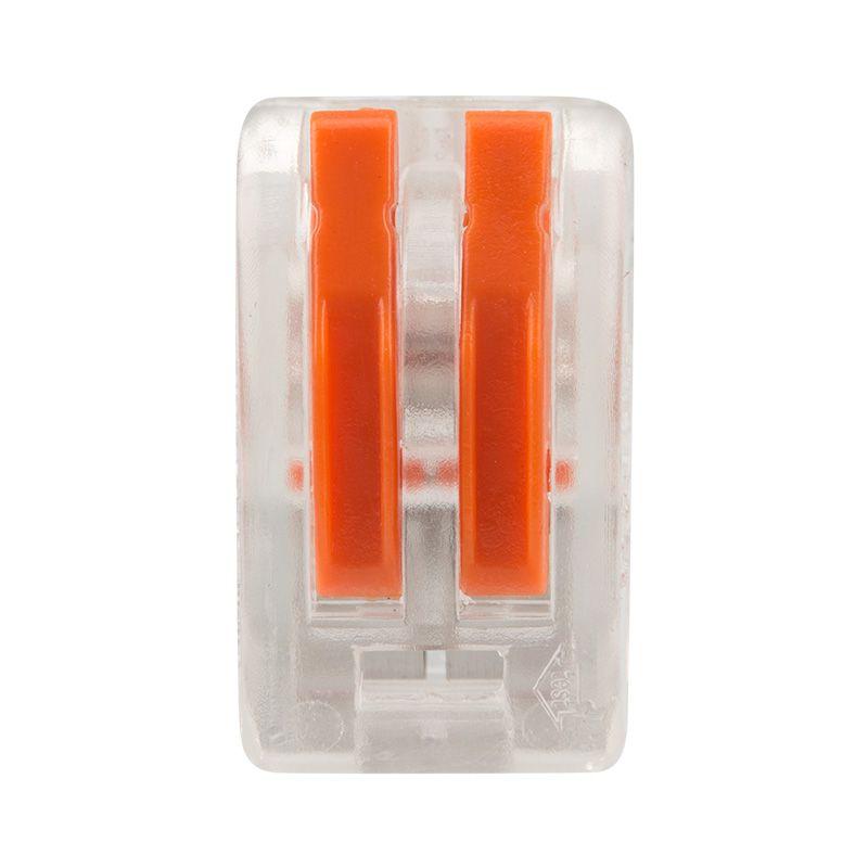 Клемма универс. многораз. 2-проводная (0.08-2.5 (4)кв.мм) прозр. (уп.50шт) Rexant 07-5252-1