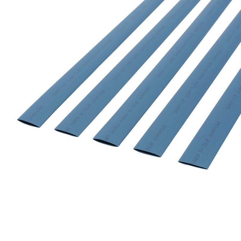 Трубка термоусадочная 12.0/6.0 1м син. REXANT 21-2005