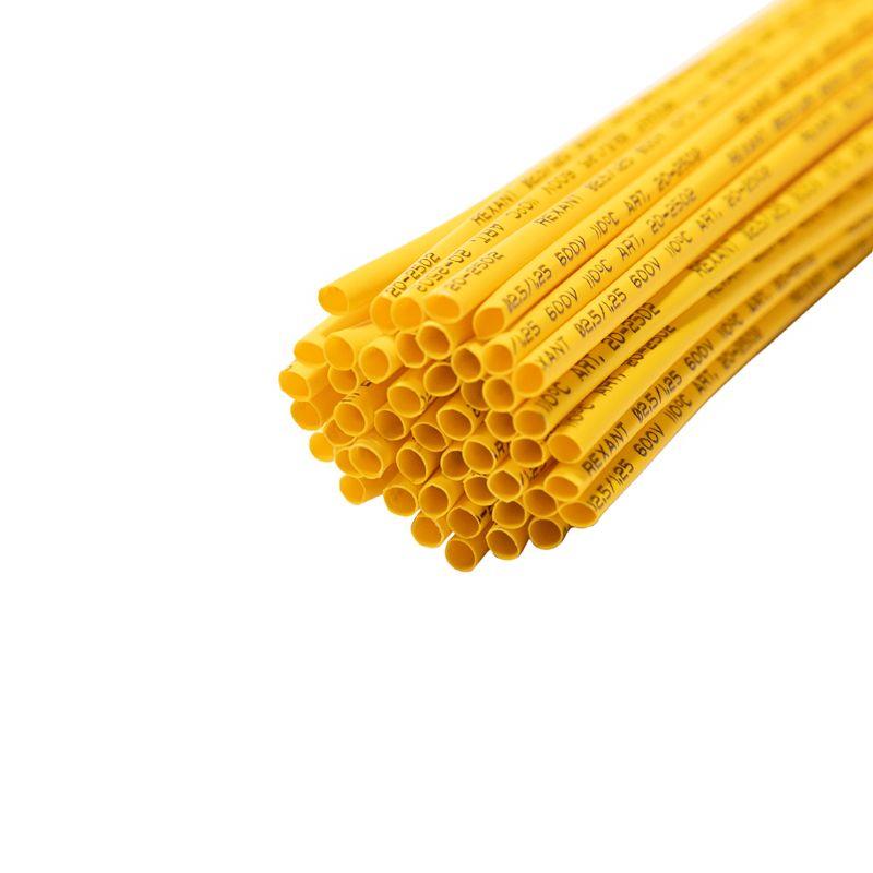 Трубка термоусадочная 2.5/1.25 1м желт. REXANT 20-2502