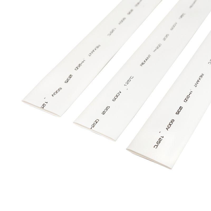 Трубка термоусадочная 35.0/17.5 1м бел. Rexant 23-5001