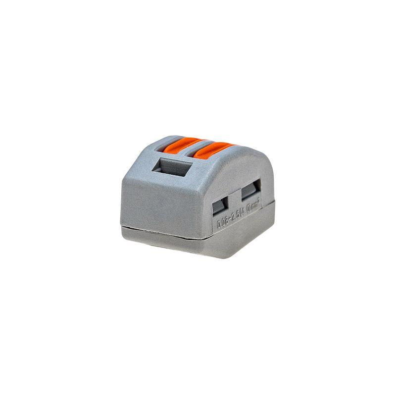 Клемма соединительная многоразовая 2-х проводная 0.08-4кв.мм сер. (блист.5шт) Rexant 06-0200-A5