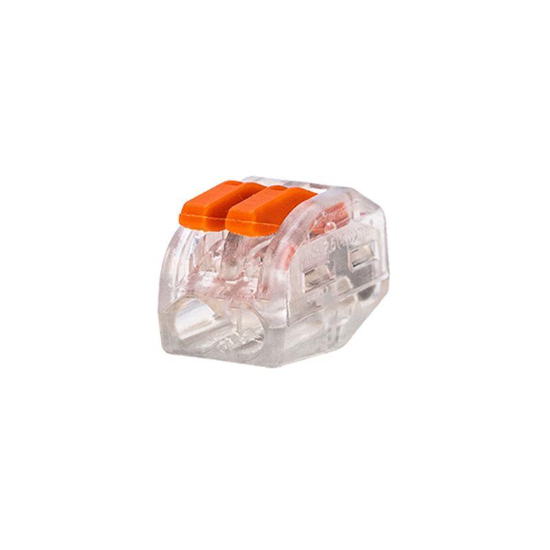 Клемма соединительная многоразовая 2-х проводная 0.08-4кв.мм прозр. (блист.10шт) Rexant 06-0203-B10