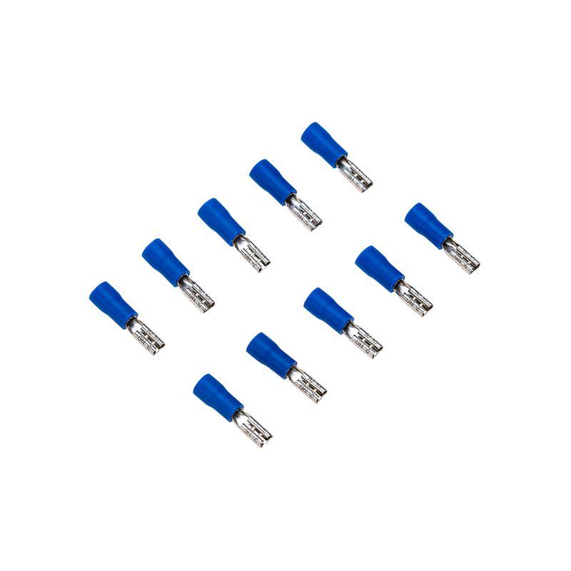 Клемма плоская изолированная (гнездо-3.8мм) 1.5-2.5кв.мм (РПи-м 2.5-(2.8) / РПИм 2-250 / FDD2-110(8)) (блист.10шт) Rexant 06-0388-A