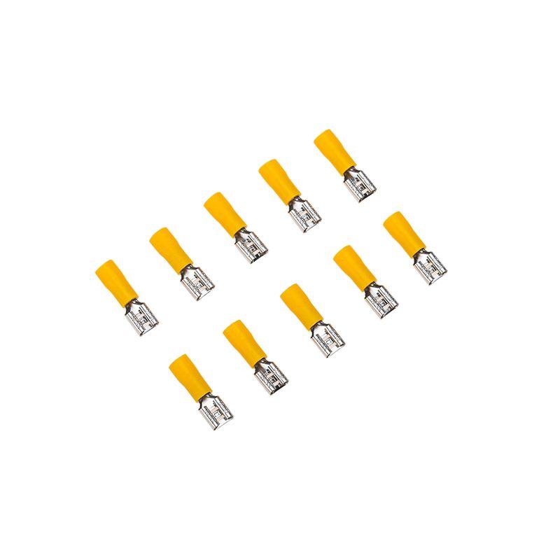 Клемма плоская изолированная (гнездо-7.4мм) 4-6кв.мм (РПи-м 6.0-(6.3) / РПИм 5.5-6-0.5 / FDD5.5-250) (блист.10шт) Rexant 06-0391-A