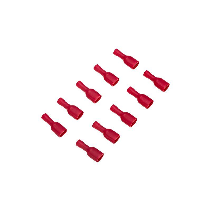 Клемма плоская полностью изолир. (гнездо-7.4мм) 0.5-1.5кв.мм (РППи-м 1.5-(6.3)/FDFD1.25-250) (блист.10шт) Rexant 06-0393-A